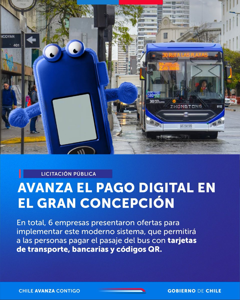 DTPRegional's tweet image. Buenas Noticias para el #GranConcepción! 👏🏻👏🏻

Realizamos una exitosa apertura de ofertas para implementar #PagoDigital 📱🪪 en el sistema de buses 🚏🚍 de la conurbación, un paso clave para modernizar y mejorar la calidad de servicio que reciben las personas.