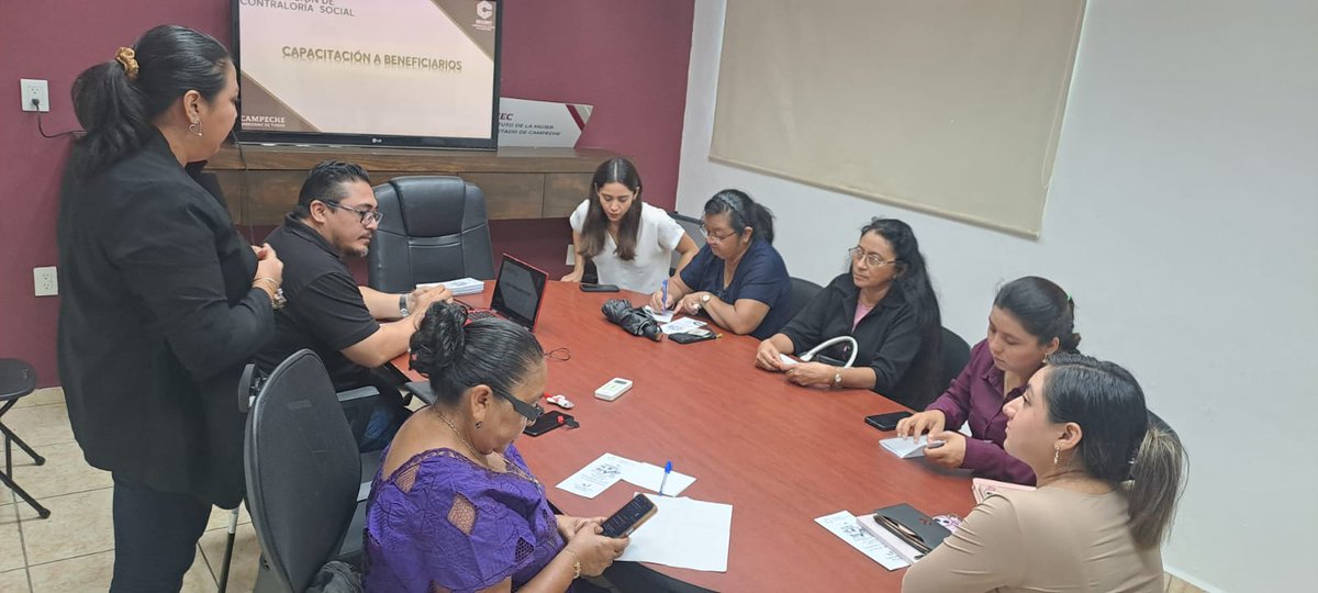 SECONTCampeche's tweet image. En el marco del Programa de Trabajo 2025 del Programa de Atención Integral para el Bienestar de las Mujeres (PAIBIM), se llevó a cabo una jornada de capacitación dirigida al personal del @imecam, encargado de operar dicho programa.

#ContraloríaSocial #GobiernoDeTodos