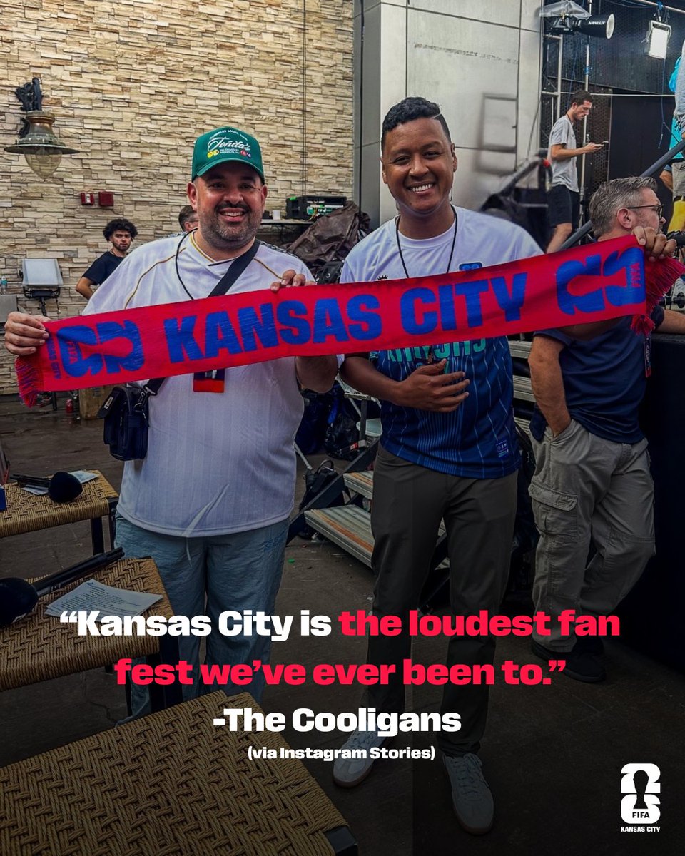 "Kansas City is the loudest fan fest we've ever been to."
-The Cooligans