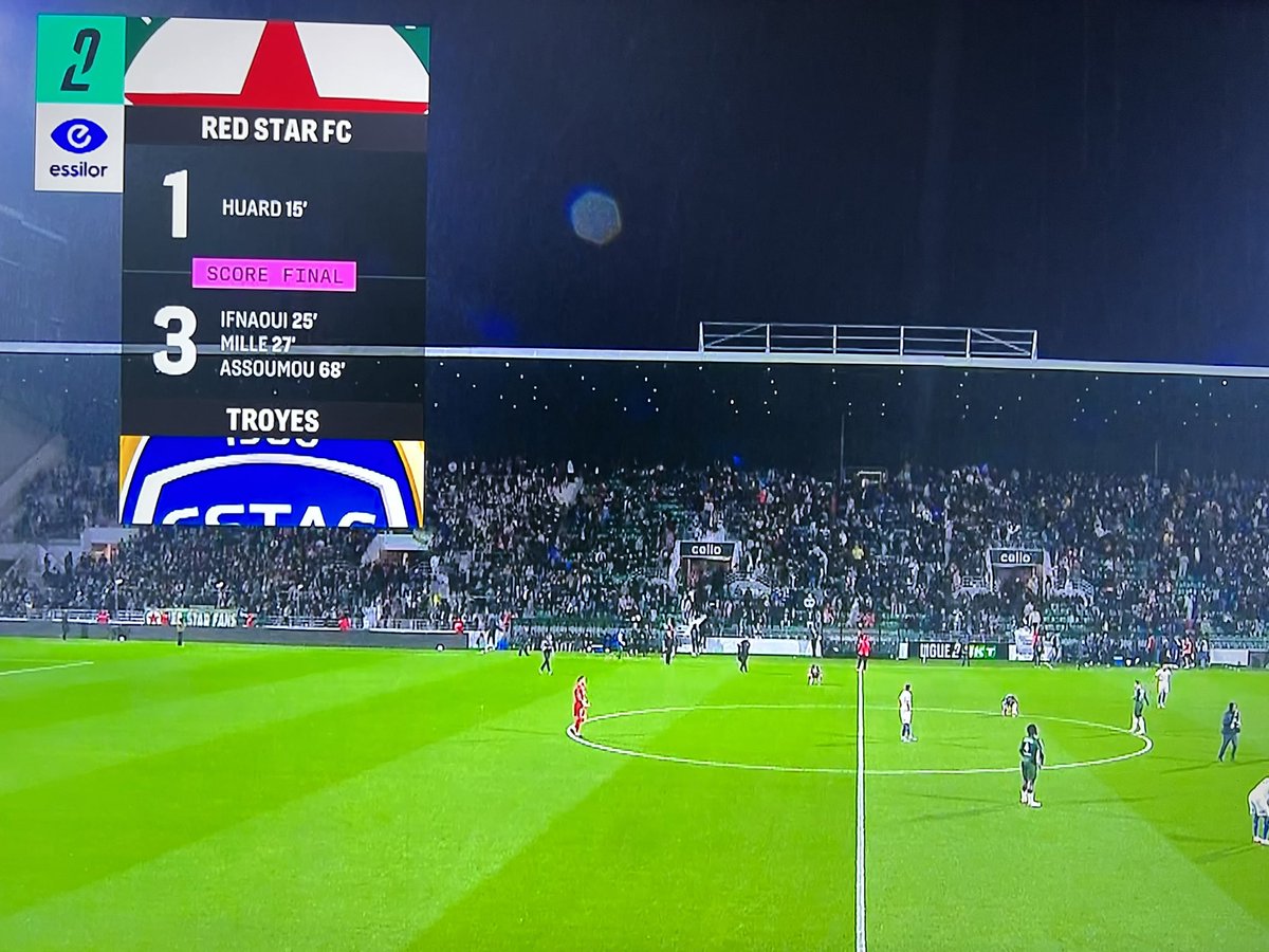 SOTTAS2's tweet photo. Et bim! 3ème victoire consécutive des troyens, la 1ère à l’extérieur cette saison… et quelle victoire sur le terrain du 2eme le Red Star, avec encore 3 buteurs différents; Ifnaoui, Mille et Assoumou! Cette équipe n’est pas là par hasard #redestac #estac #Troyes #Aube #Ligue2 1/8 https://t.co/5k16qYJsxd