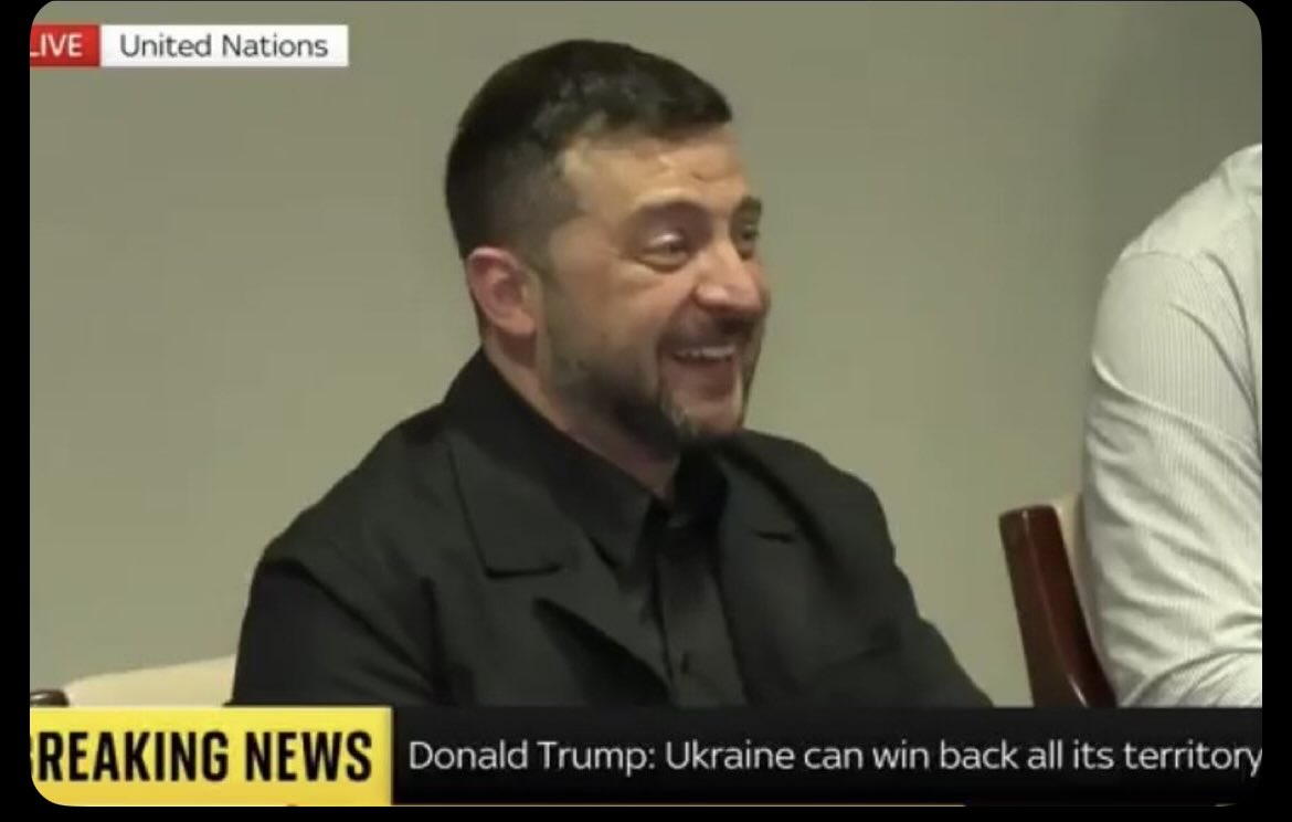 Imagine dying in a nuclear war for this repulsive clown…