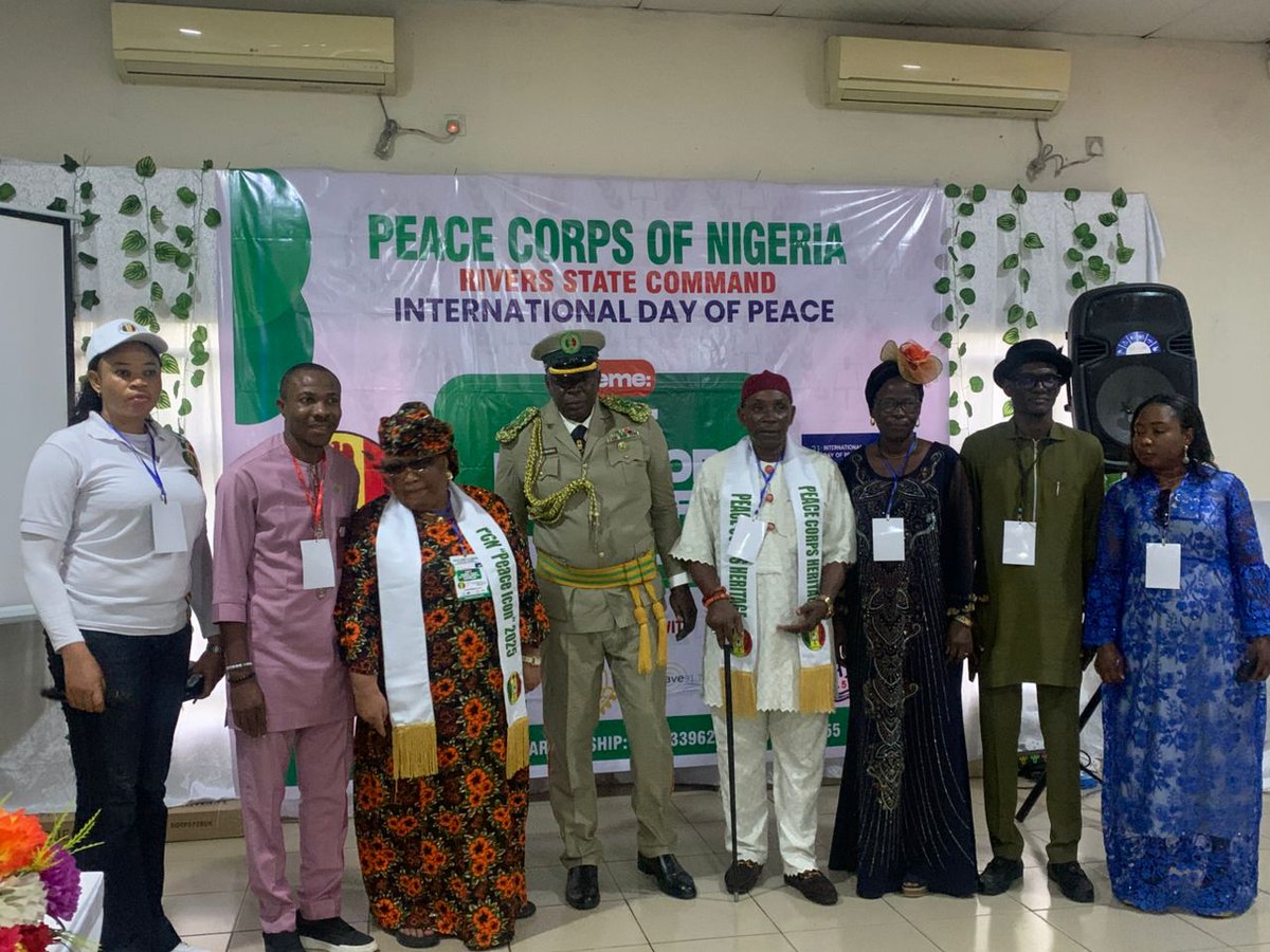 questforgdf's tweet image. 21/09/2025. It was such an honour, we partnered with the Peace Corp of Nigeria,Rivers State Command to Celebrate #InternationalPeaceDay2025
Engaged Stakeholders and planting of Trees of Life/Peace.
Theme: Act Now For a Peaceful World&quot;.
#InternationalPeaceDay
@UN 
@NWOKOCHASMITHC