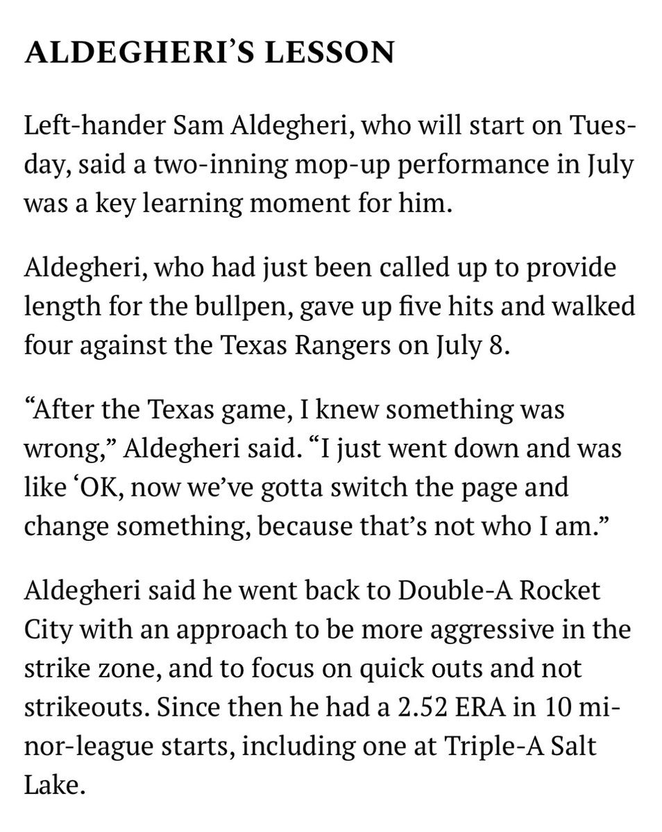 Jeff Fletcher (@jefffletcherocr) on Twitter photo Here’s what Sam Aldegheri had to say about his development this season. 
He’s starting tonight. Here’s what Sam Aldegheri had to say about his development this season. 
He’s starting tonight.