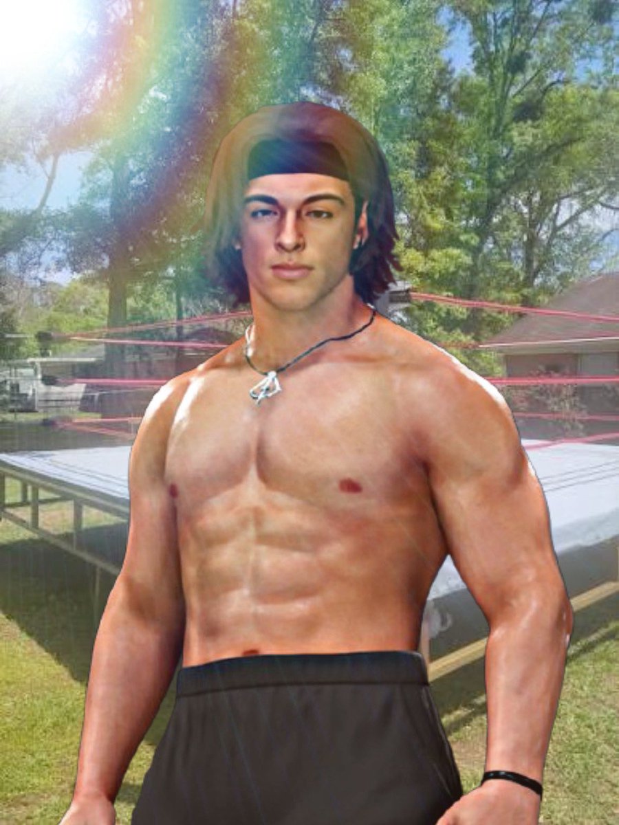 In the sun, it’s hot, I’m wrestling in the backyard, I’m getting in touch with my roots because honestly, I’ve never been so dedicated to kicking someone ass as much as yours Grayson. A lot of tables will be broken and a lot of blood will be shed but not just mines (Continued)