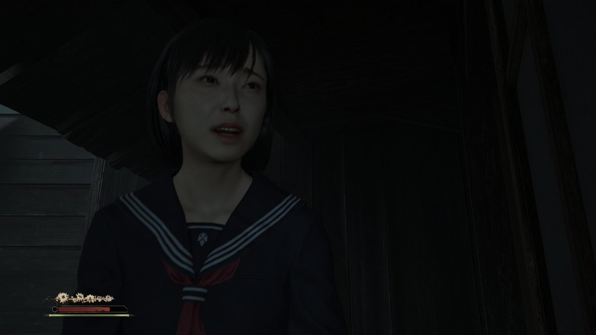 Hinako is scared (and so am I). #SilentHillf