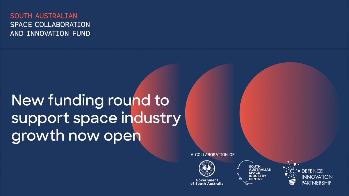 SASIC_Aus's tweet image. 🚀 Applications are now open for the South Australian Space Collaboration and Innovation Fund.
Open to SA-based start-ups and SMEs, the fund accelerates the development of local space innovation to operational capability.
Learn more 👉bit.ly/4nmgOzR
#SpaceState