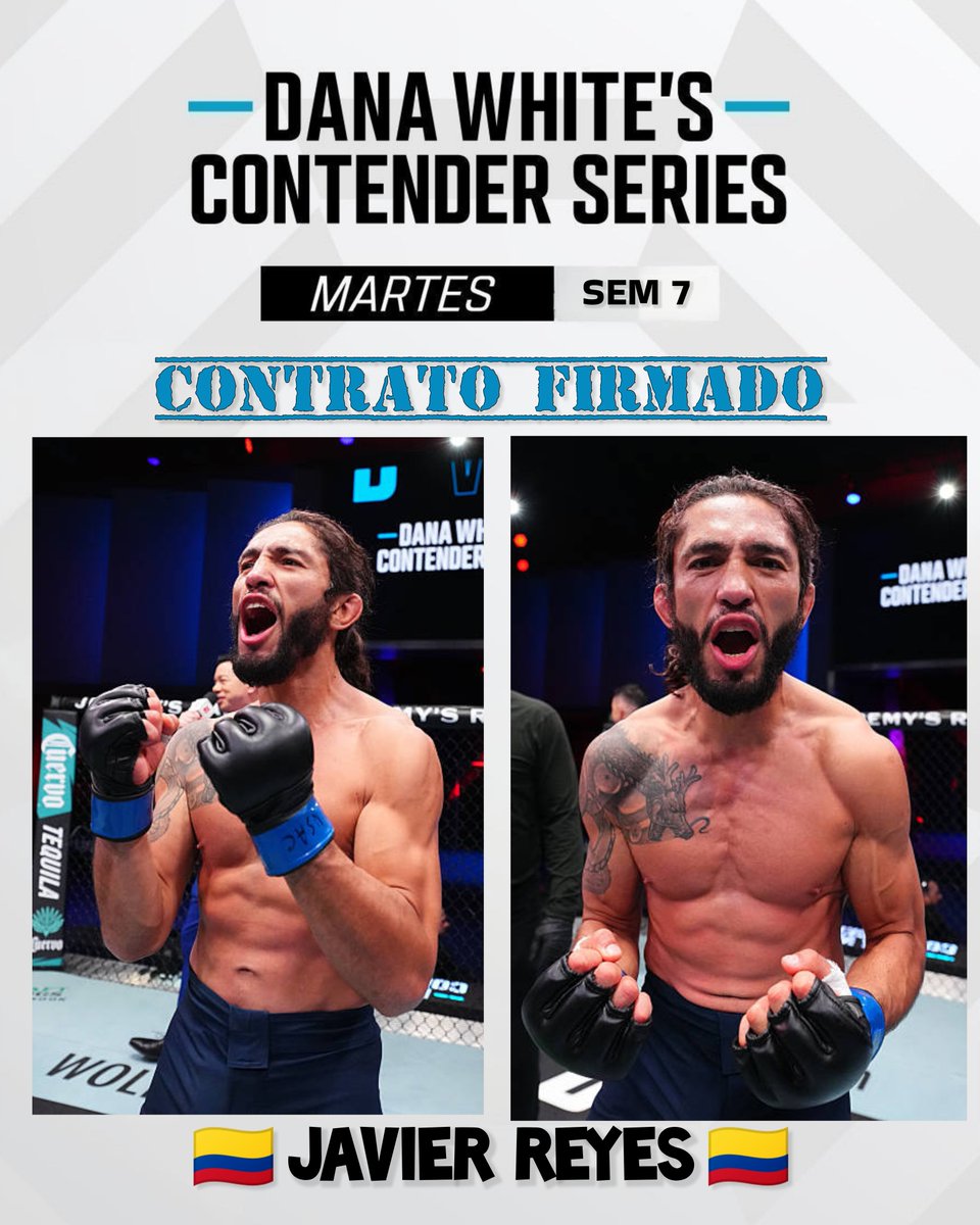 Javier REYES confirmado en UFC 🇨🇴