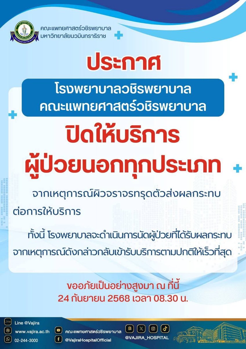 minanotabow's tweet image. รพ.ปิดให้บริการผู้ป่วยนอกแล้วนะคะ🙏🏼 #แผ่นดินทรุด #ถนนทรุด #หลุมยักษ์