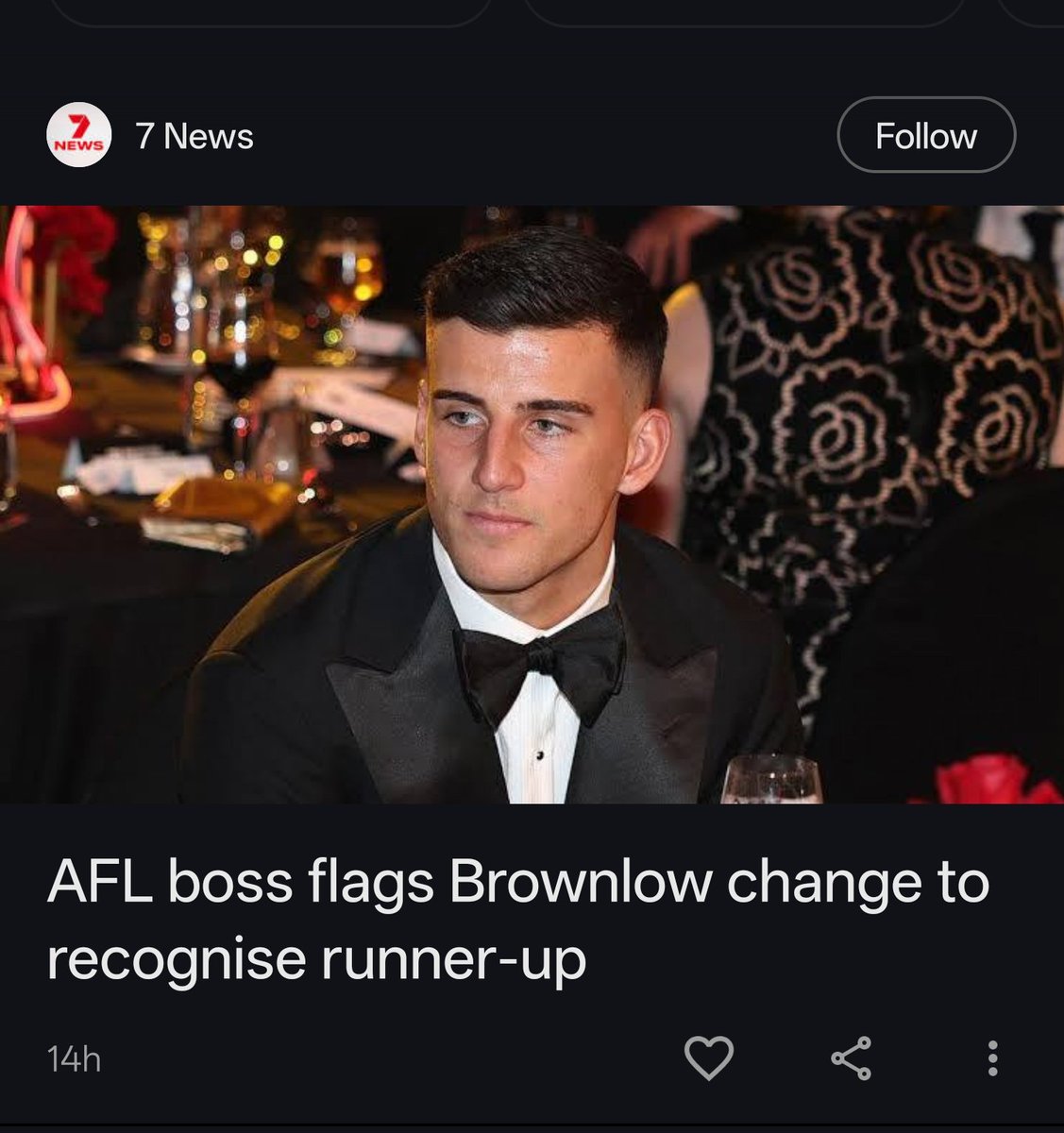 AFL have lost the plot. How many years has Bont walked away empty handed 🏆 but because poor Nick misses out we need 'participation trophies'? 🤔 #Brownlow