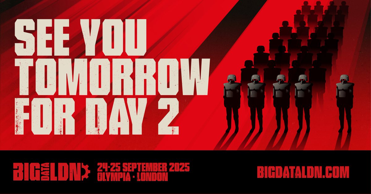 BigData_LDN's tweet image. ✅ Day 1 of #BigDataLDN 2025 is a wrap!

Join us again tomorrow for even more unmissable sessions - including Professor Brian Cox&apos;s “The Universe as a Quantum Computer” at 16:40.

Get your ticket if you haven&apos;t already, and we&apos;ll see you tomorrow: spkl.io/6019ArQNW