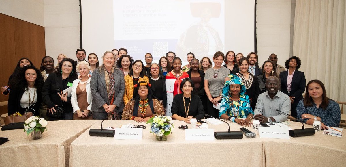 #ClimateWeekNYC | "Indigenous Peoples women and youth are force multipliers for climate resilience"- Helen Biangalen-Magata of Tebtebba Foundation, Inc. presents the 6 high level findings during the soft launch of the global study on Indigenous Peoples' Climate Contributions, in