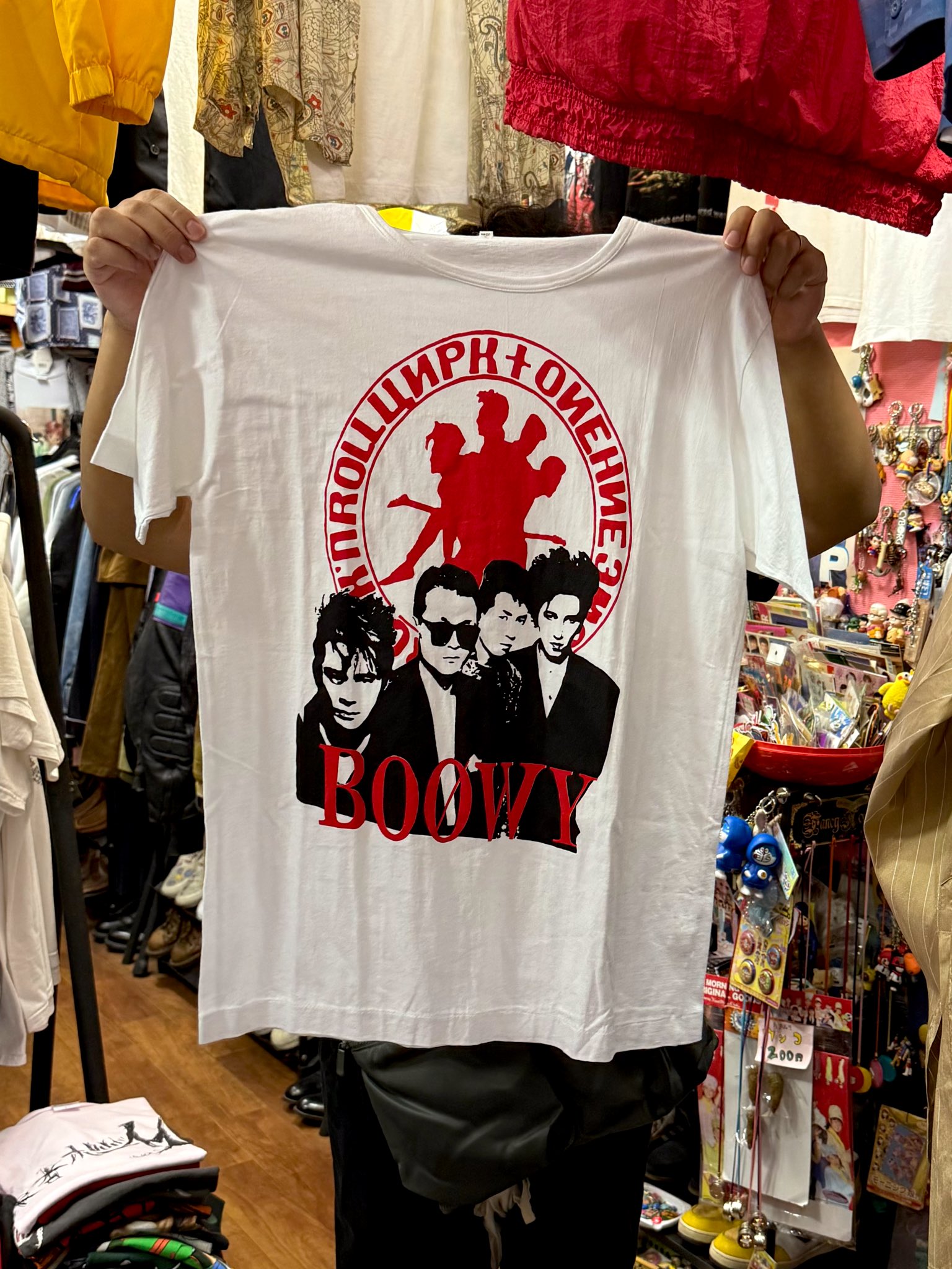 浮*雲様 BOOWY Ｔシャツ 浮*雲様 BOOWY Tシャツ 浮*雲様 BOOWY Tシャツ 楽天市場】