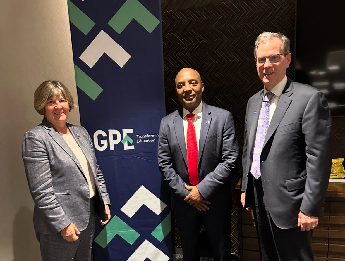 Heureux de prendre part à la rencontre des partenaires du <a href="/GPforEducation/">Global Partnership for Education</a> J-1  avant le lancement de la 5ème campagne de financement de l’éducation coprésidée par les Gouvernements du #Nigeria et de l’#Italie au siège des Nations-Unies à #NewYork en marge de l’#UNGA80.