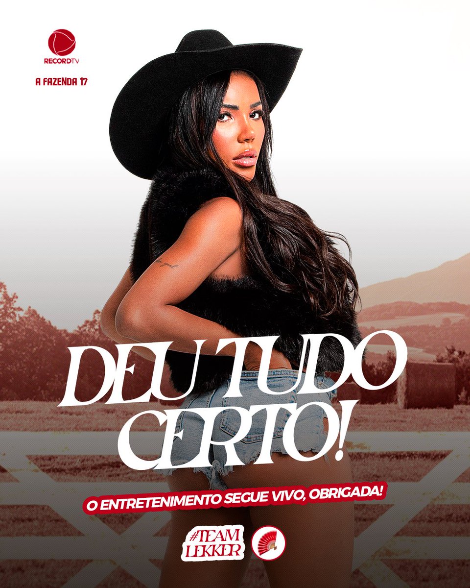 eucarollekker's tweet image. Não é sempre, mas hoje, O ENTRETENIMENTO VENCEU! A peoa raiz que vocês tanto pediram está oficialmente no elenco oficial. VÃO TER QUE ACEITAR! Obrigado por tudo, Brasil! Sem vocês não seríamos nada. 🥹❤️ #TeamLekker #FormaçãoDeRoça