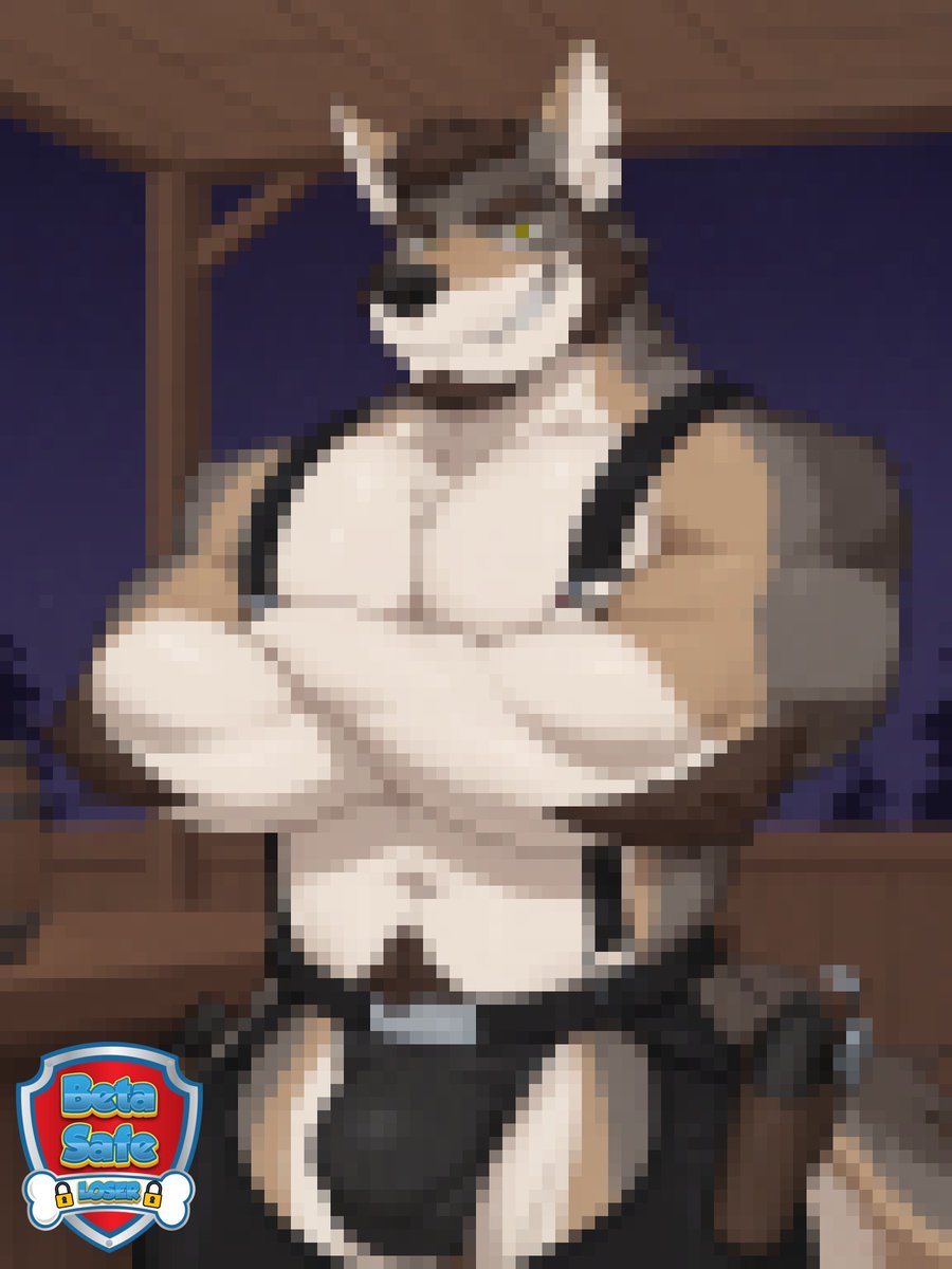 trashwolfdog's tweet photo. Are you a big enough cuck that lo$erbait like this actually triggers you? 

Repost ♻️ and bark 🐶↩️ in comments if you lose to pixels. Let everyone see how pathetic you are.
Bonus points if you admit you have a crush on this sexy cartoon canine. https://t.co/OEDraqKLwl