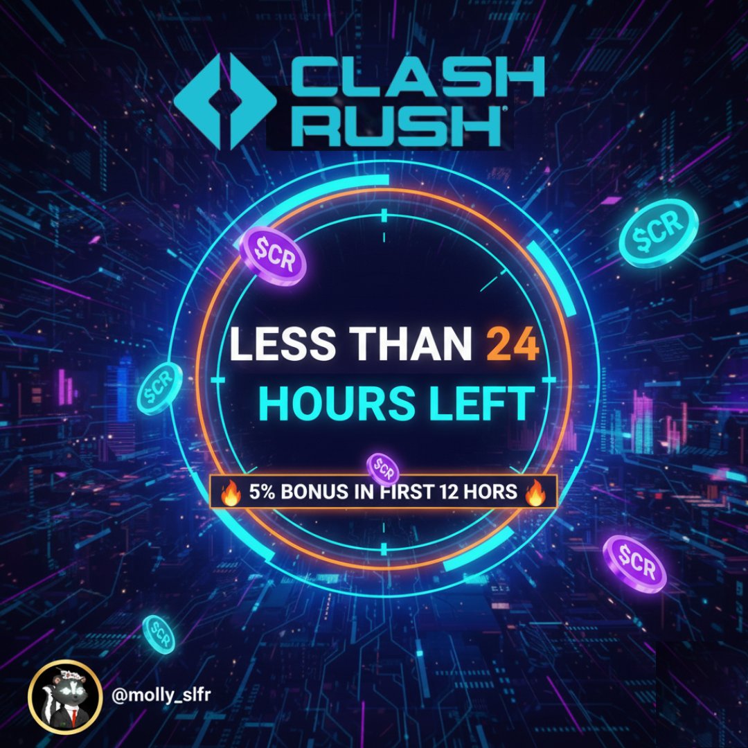 mollymetaX's tweet photo. This is the presale everyone has been waiting for!
A platform that brings together all the best PvP games under one roof and lets you earn while you play.
Get ready for a game-changer!
#ClashRush #Web3Gaming https://t.co/mZ49SmO8iF