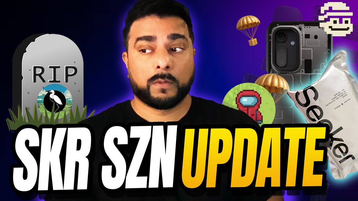 CryptoJar_Net's tweet photo. My @solanamobile Seeker Season update is out!
Good news & bad news 📦 new games, airdrops, and rewards are landing… but one project is already dead.

Full video here 👉https://t.co/eeuOA6624z

Project mentioned in video: @StorkSMS @blockstranding @mattlefun @SOLYD_STORE @ParallelColony @sagamonkes