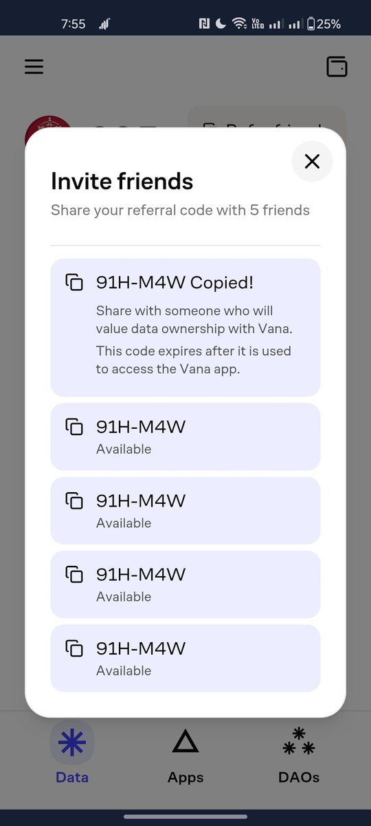 Vana App Invite Code🥰🥰

Enjoy guys❤️ #vana #vanainvitecode #vanaapp #vanaappinvitecode