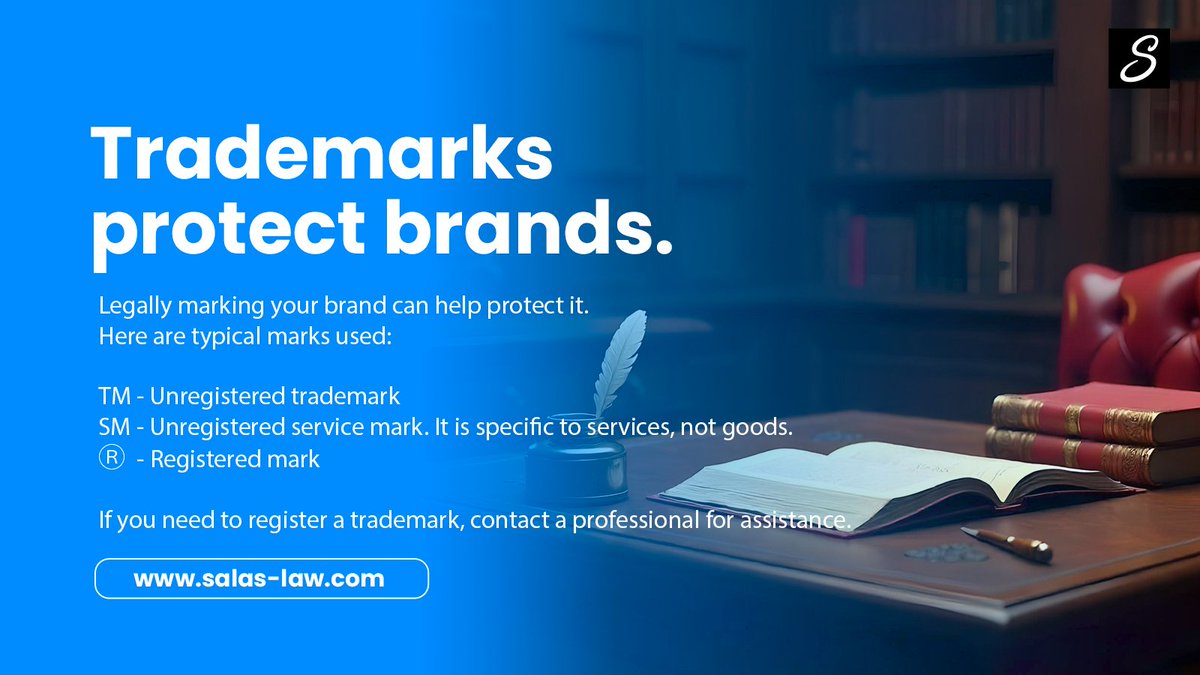 ASalasLaw's tweet photo. #trademark #brands #Intellectualproperty #IP #registration https://t.co/P5XeGJjp6d