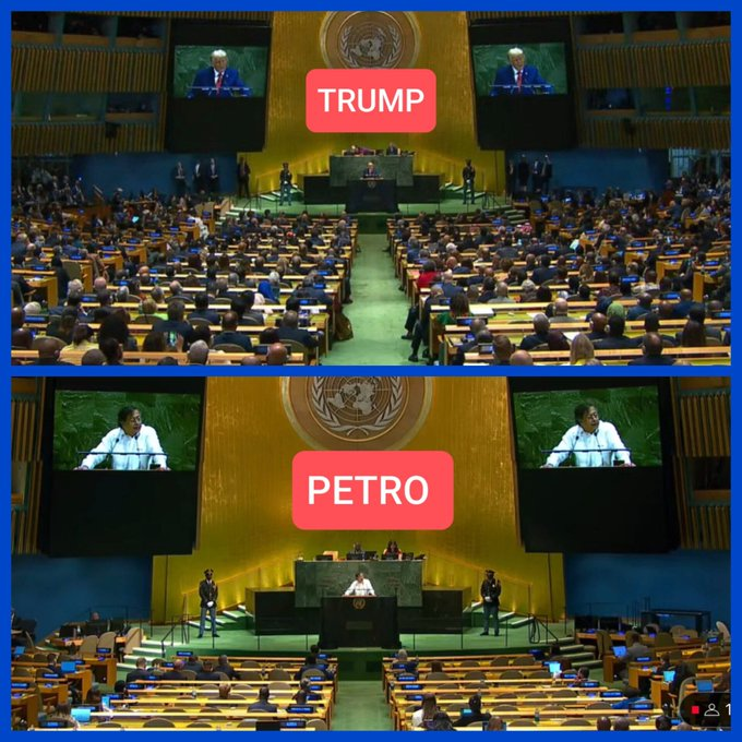 SaVanessCa's tweet photo. Quedó demostrado ante el mundo que 
PETRO ES INSIGNIFICANTE 
#PetroLiderMundial  
PETRO NO ME REPRESENTA https://t.co/dyrgC2sGrR