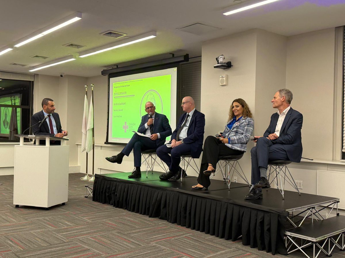 A pleasure to deliver the opening remarks at our @IFRC side event on Accelerating Equitable noncommunicable disease (NCD) Prevention and Care in Humanitarian Settings on the margins of the #UNGA80. This side event aims to spotlight the urgent need to integrate NCD care into