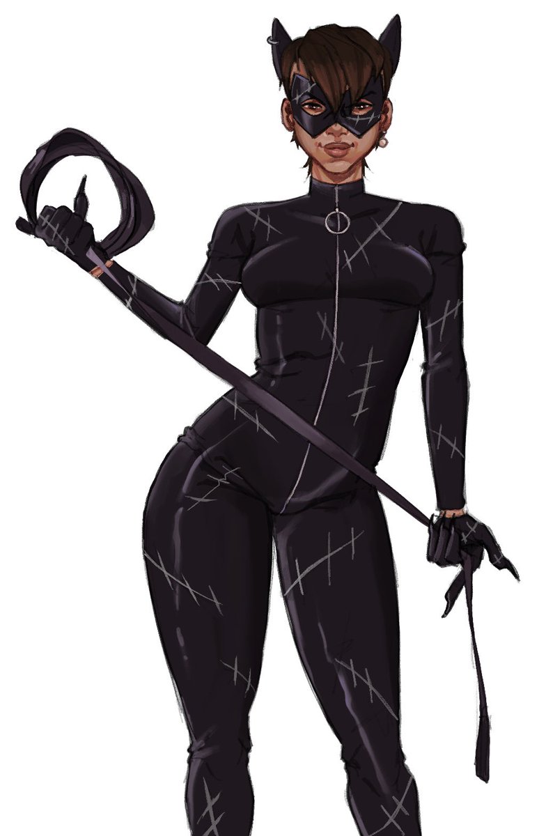 nibbmane's tweet image. my first ever take on seline kyle. her hair and face shape isn’t quite there yet though
#batman #catowan
sim to tentando fala em ingles edai q eu quero fama
