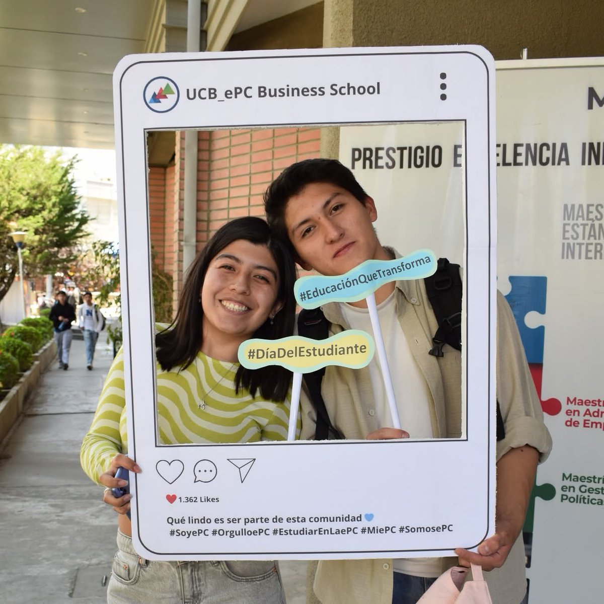 ePC_UCB's tweet image. 🙌💙 Así vivimos el Día del Estudiante en la ePC 💙🙌
Un espacio para celebrar a quienes con compromiso, talento y sueños hacen grande a nuestra comunidad.
¡Feliz día, queridos estudiantes! 🎓✨

#DíaDelEstudiante #ePCUCB #EstudiantesQueInspiran #AprenderHaciendo