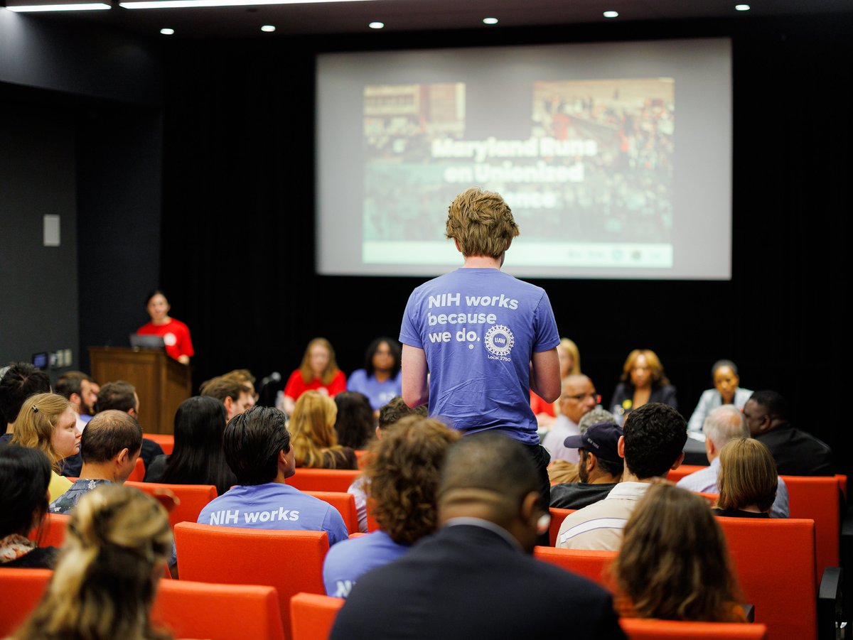 Thank you to <a href="/Sen_Alsobrooks/">Senator Angela Alsobrooks</a>, <a href="/PhyliciaPorter_/">Councilwoman Phylicia Porter</a> , and the local members of <a href="/UAW/">UAW</a> for the thoughtful discussion this past weekend at the Science Funding Town Hall. In Maryland, we know that investing in science drives our society toward a healthier, safer, and more prosperous