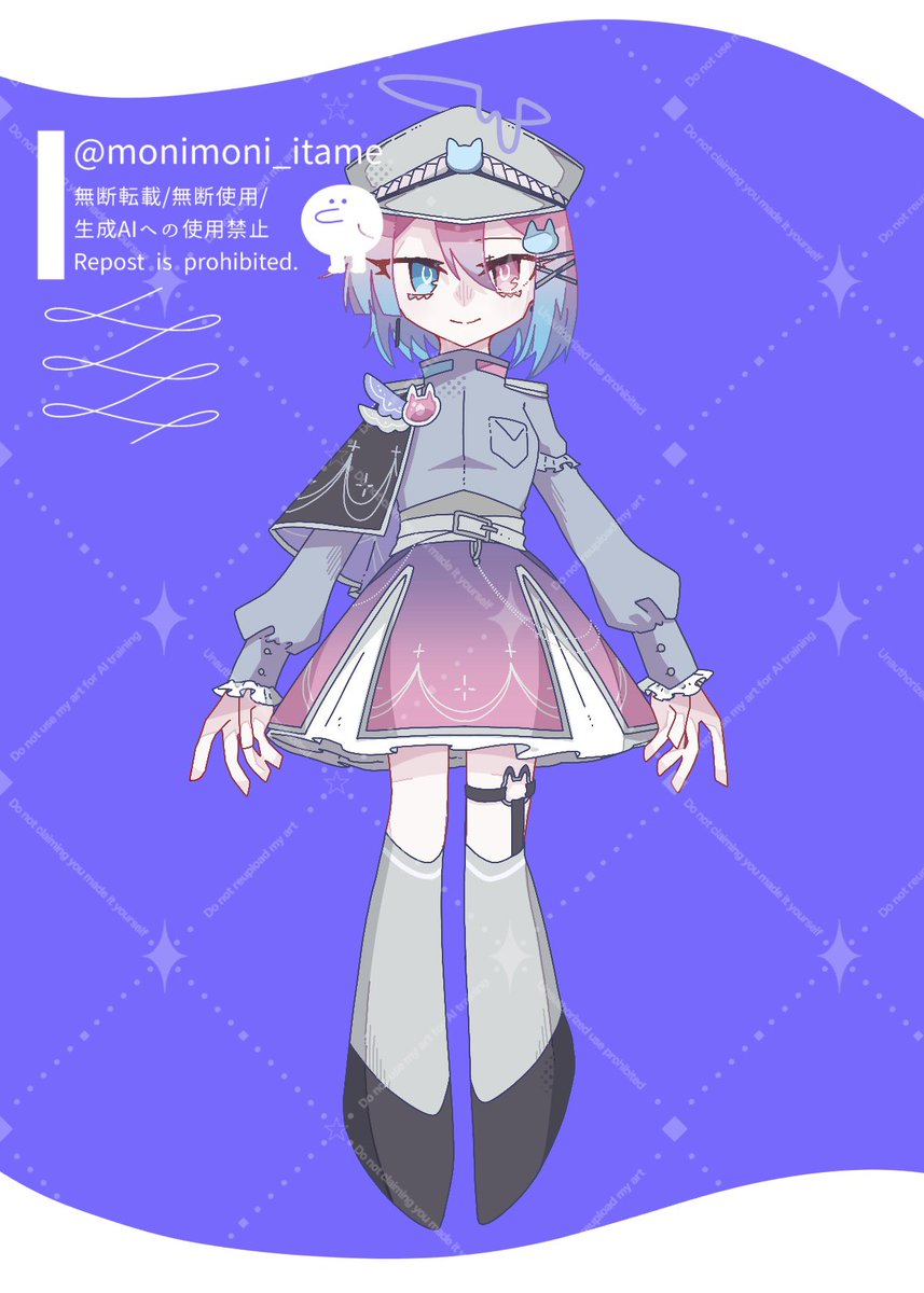 monimoni_itame's tweet photo. ✧work

れん様からのご依頼で、V活動用の立ち絵を制作しました。持ち込み頂いたデザインを元にアレンジしております。
ご依頼ありがとうございました！🐈
#有償依頼　#commission https://t.co/JU7zCgrRVe