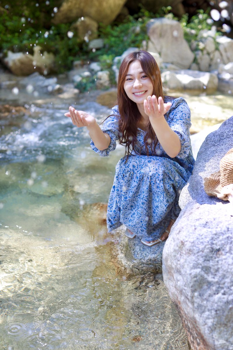 あきなしあおさんリク撮 at 湯の山温泉郷
<a href="/ao_akinashi_/">あきなし　あお</a> 
お約束
#ポートレート #湯の山温泉郷 #川撮