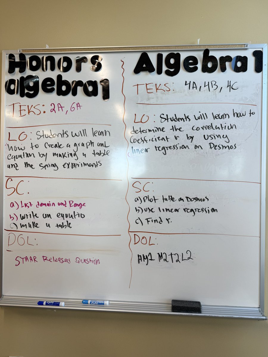 mannydlc2's tweet image. Mr. Munoz, Alg 1 teacher, &amp;amp; Ms. Crump, inclusion teacher, tag team delivery of instruction to ensure all students master the skill. Students engage &amp;amp; are able to demonstrate mastery as they interact with each other, teachers &amp;amp; HQIM. Steers Up! #ElevateEverything