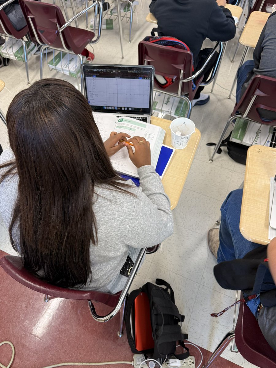 mannydlc2's tweet image. Mr. Munoz, Alg 1 teacher, &amp;amp; Ms. Crump, inclusion teacher, tag team delivery of instruction to ensure all students master the skill. Students engage &amp;amp; are able to demonstrate mastery as they interact with each other, teachers &amp;amp; HQIM. Steers Up! #ElevateEverything