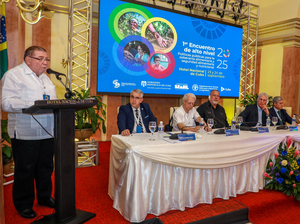 🗣️| También participaron Ruy Carlos Pereira, embajador, director de la Agencia Brasileña de Cooperación; y Adoniram Sanches Peraci, coordinador subregional de la FAO para Mesoamérica.