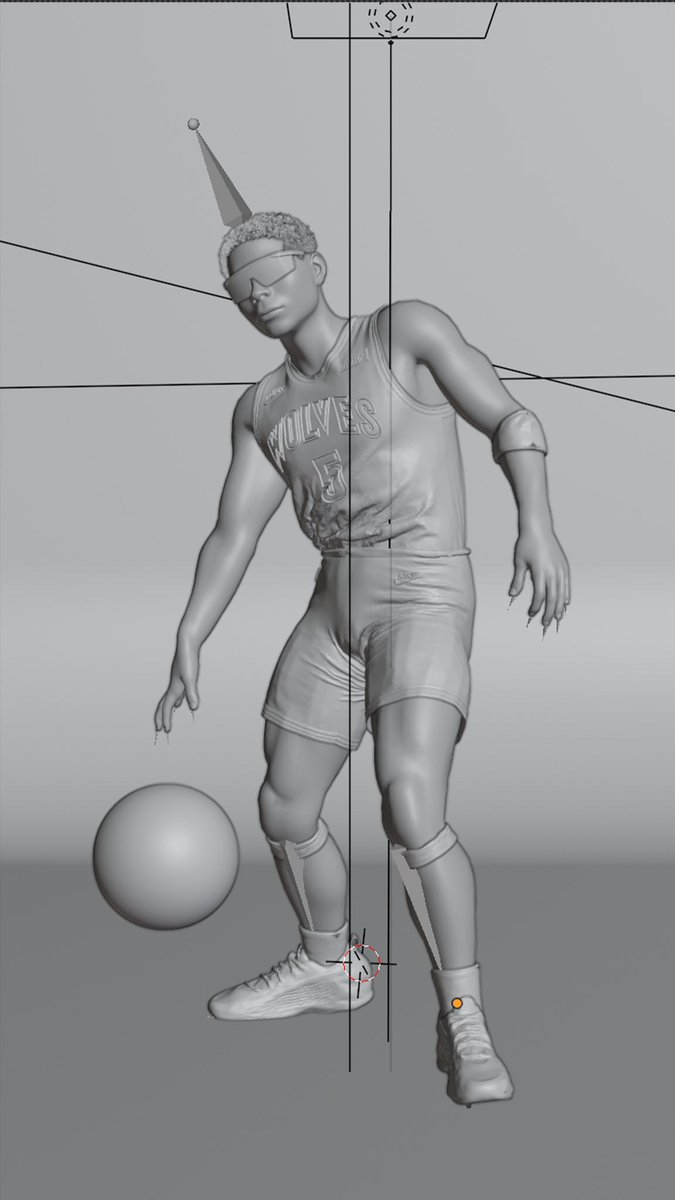 Been working on some 3D sports stuff for fun. Blender is limitless.