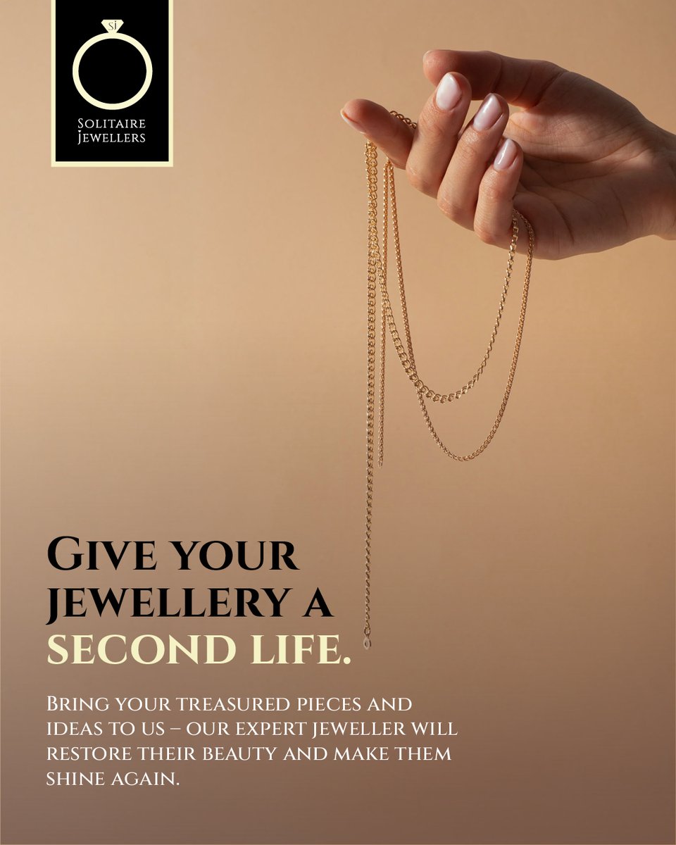 Give Your Jewellery a Second Life ✨
From broken clasps to missing stones, we can repair almost anything.
Bring your treasured pieces and ideas to us – our expert jeweller will restore their beauty and make them shine again.

#Penge #Jewellers