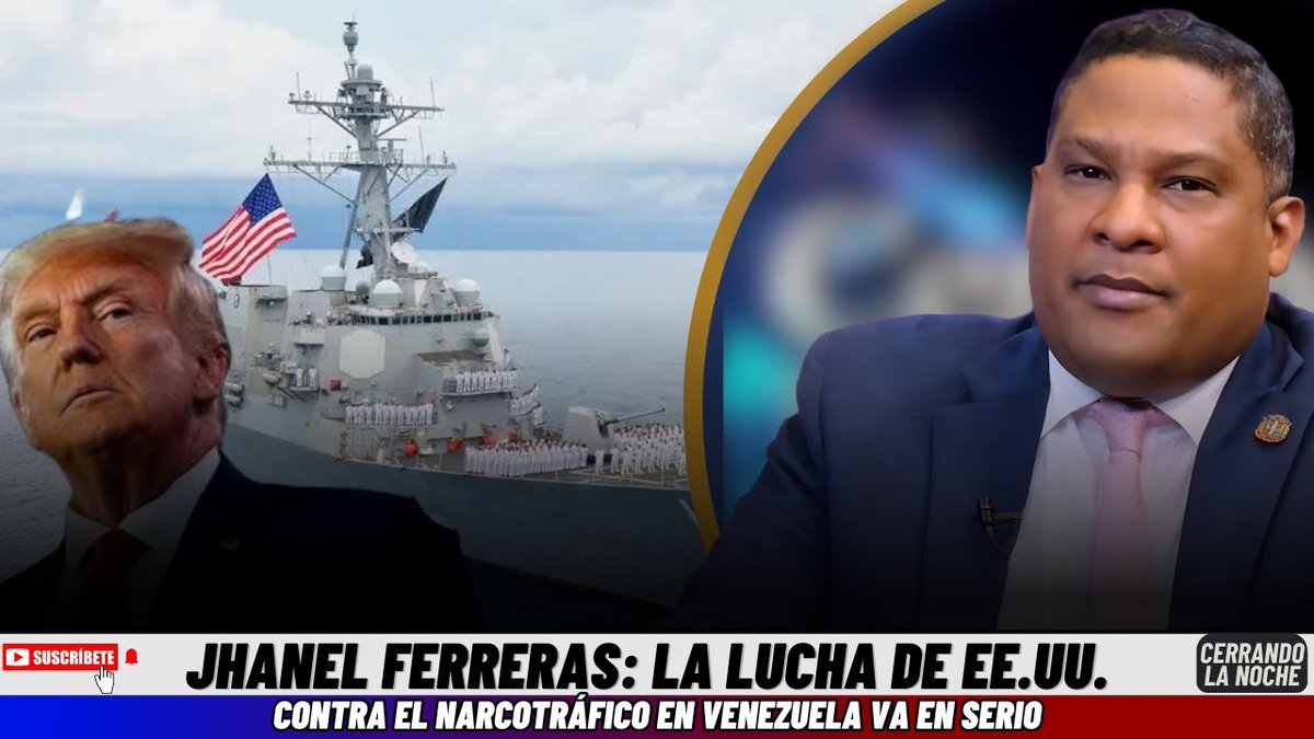 Jhanel Ferreras: La lucha de EE.UU. contra el narcotráfico en Venezuela va en serio dlvr.it/TNFj8g