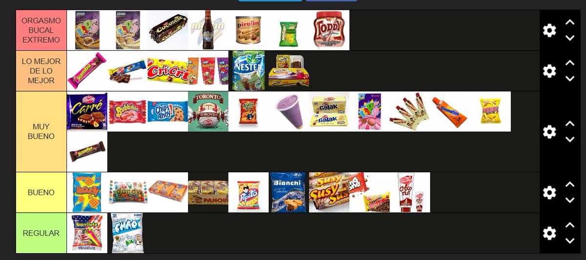 MI TIERLIST DE DULCES VENEZOLANOS

NO ACEPTO CUALQUIER TIPO DE DEBATE, NO VA A HABER NINGUNA OPINIÓN MEJOR QUE LA MÍA, SALUDOS.
