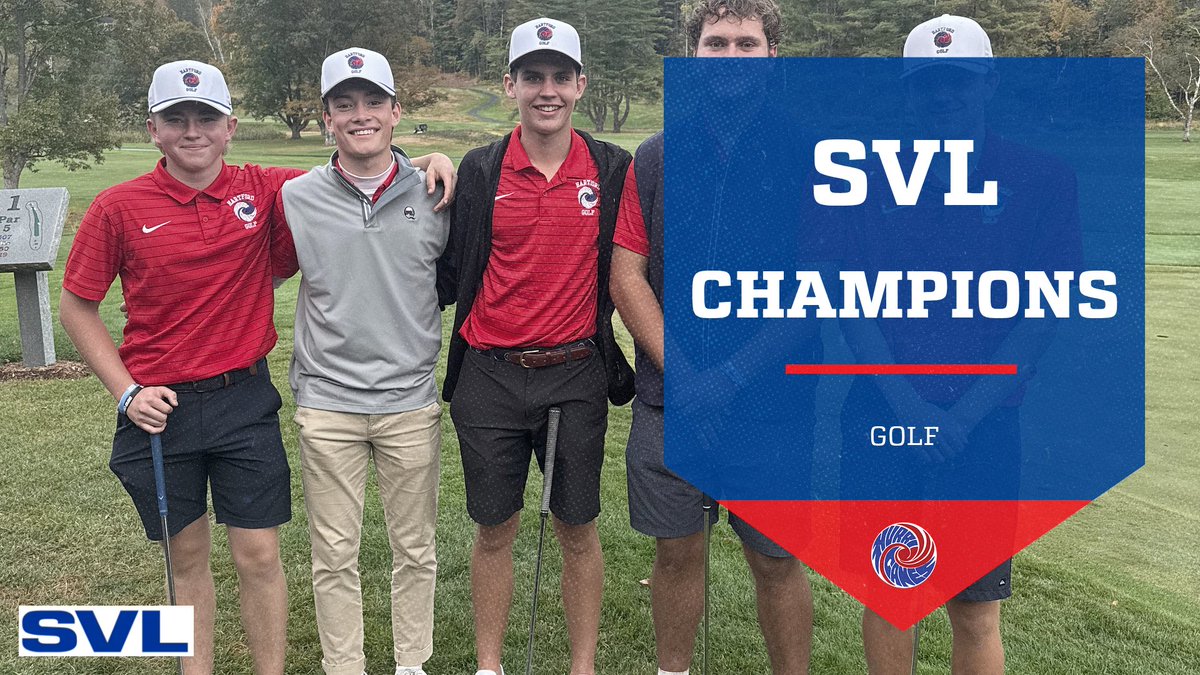 hcaneswirl's tweet photo. #CanesWin!  Hartford golf nailed down the SVL league title today with a dominant performance at Woodstock CC.  This is league title #12 for the Canes (92,93,94,98,09,17,17,18,19,20,23,25). Hartford outpaced runner-up Otter Valley by 22 strokes https://t.co/3u5XnYbPUI