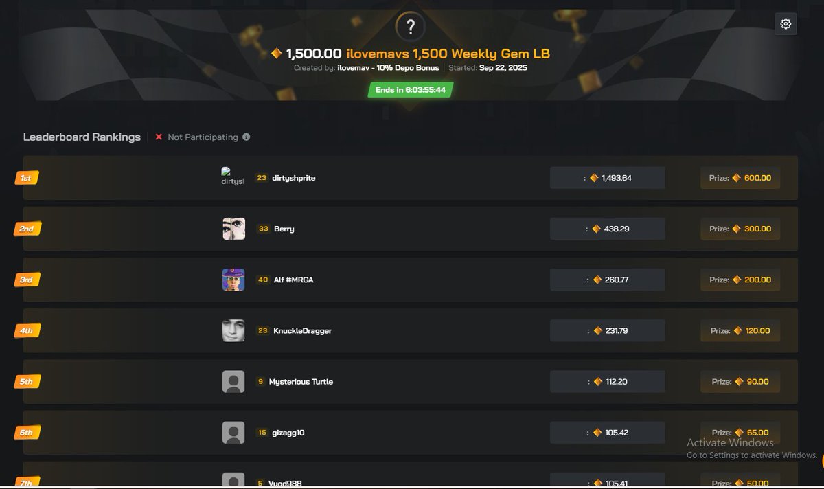 🔥$50 LTC Giveaway! Just Like &amp; RT🔥

1,500 WEEKLY Gem Leaderboard on ClashGG✅
Ends in Exactly 6 Days! 📅

Code 'ilovemav' on ClashGG For The BEST Rewards!
#clash #clashGG