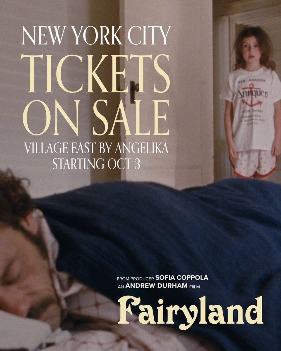 Repost from <a href="/adamlambert/">ADAM LAMBERT</a>  &amp; @fairylandfilm IG 
The moment you all have been waiting for! Tickets to the New York screenings for FAIRYLAND at Village East by Angelika are now on sale. Get your tickets now at willa.org/fairyland
