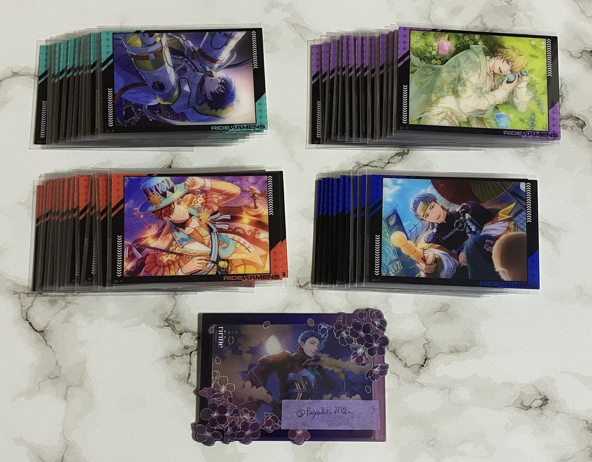 【交換・譲渡】
ライドカメンズ　クリアカードステッカー

求：浄　/　定価+送料

譲
才悟：13
陽真：15
紫苑：15
慈玄：8

郵送のみ

1点からでもお気軽にお声掛けください。