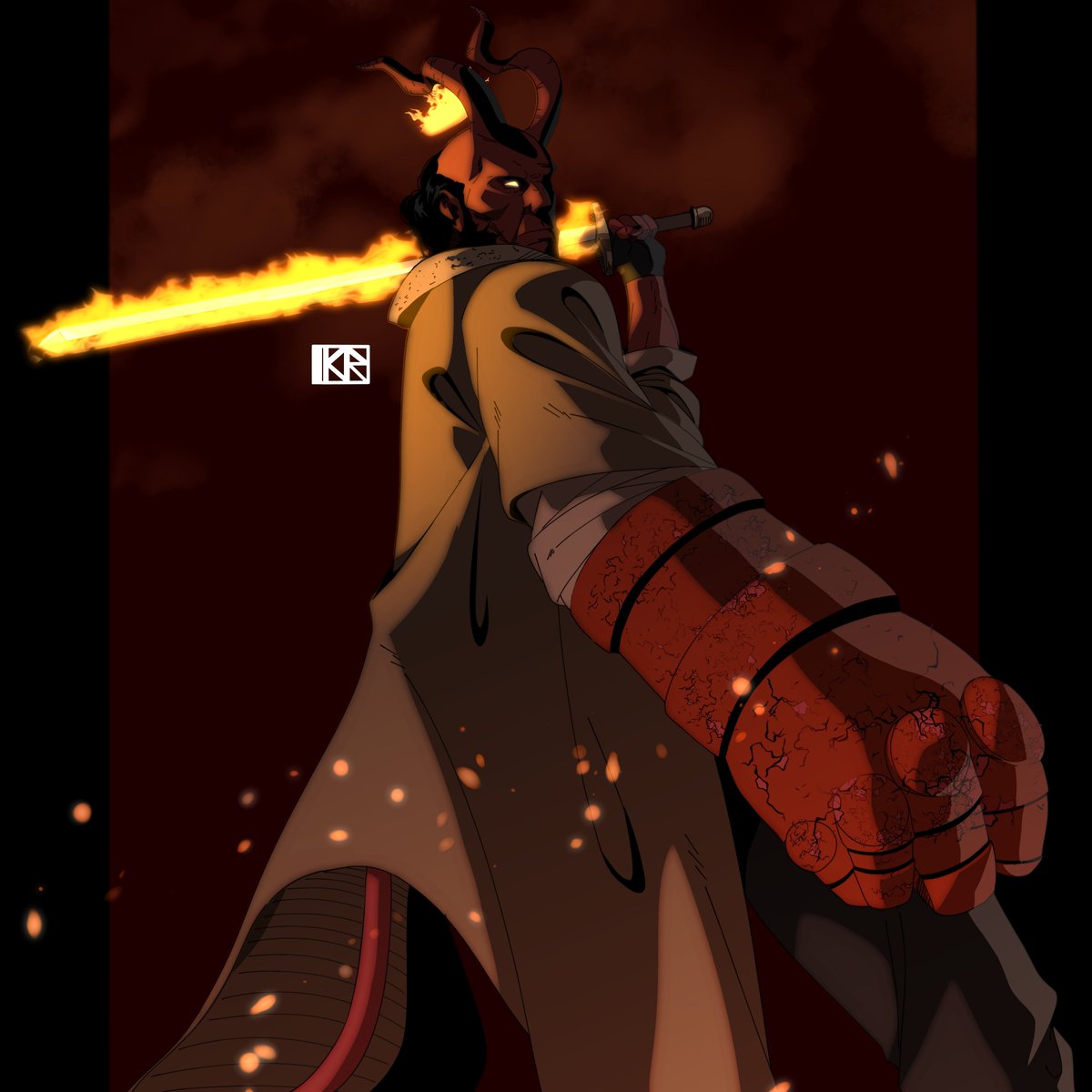 Hellboy

#fanart #digitalart #illustration