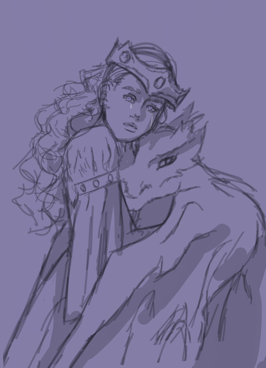 imagine being 8 and your whole family falls apart #rhaenyra #asoiaf #wip