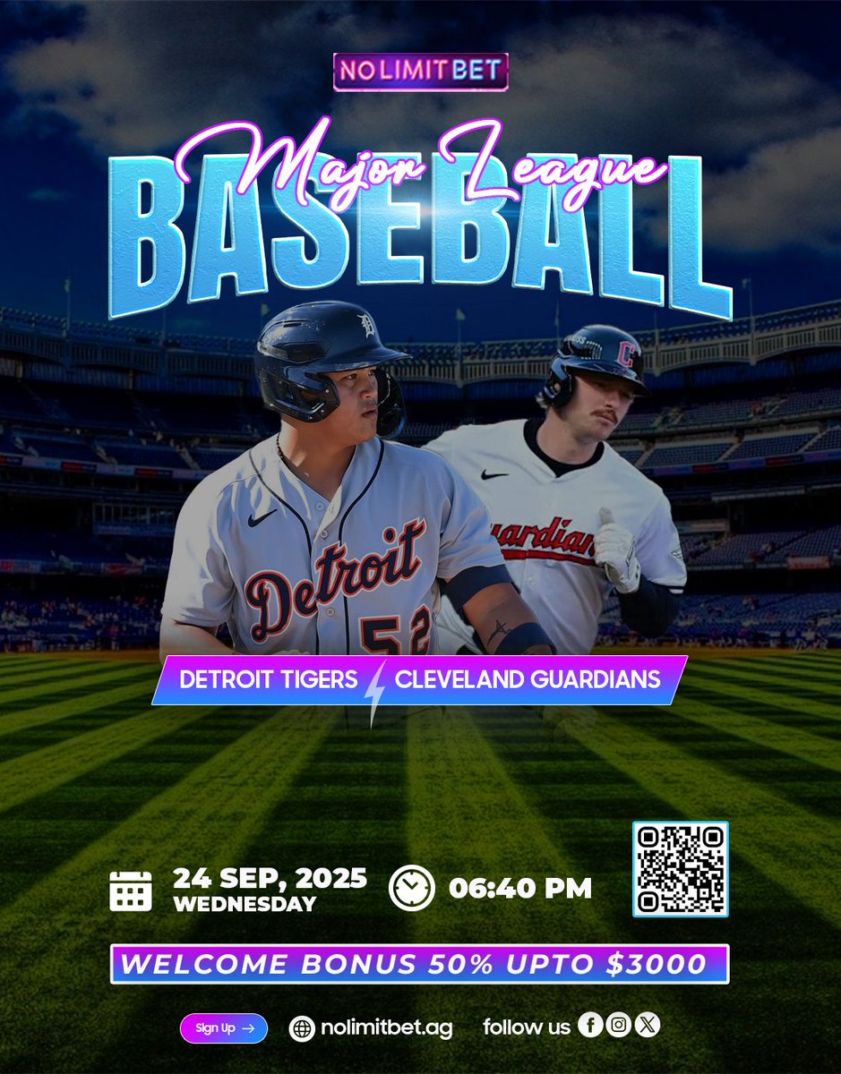 No_Limit_ag's tweet photo. ⚾ Showdown on the Diamond!
Big bats, sharp plays, and a fight for victory under the lights 🌟
Who’s coming out on top tonight? 🔥
📅 Sept 24, 2025
⏰ 6:40 PM EST
👉 Catch every pitch live at https://t.co/csKjanvMq5
#MLB #Baseball2025 #MLBGameDay #BaseballNight #MLBShowdown #GameDayEnergy #NoLimitBet