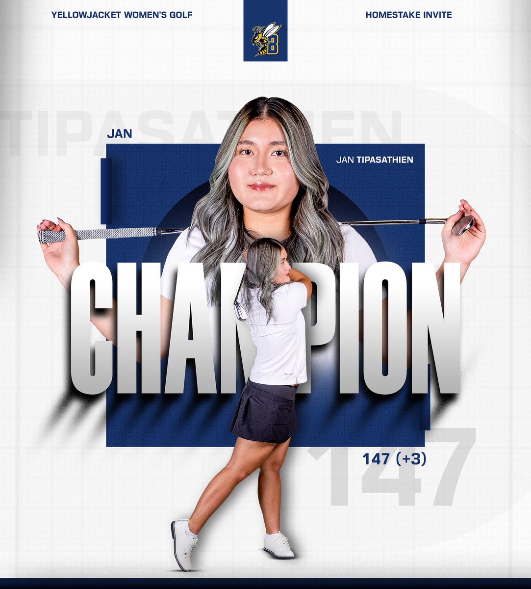 Career win #6 🏆

After winning the individual title in Spearfish for the second year in a row, Jan Tipasathien now holds the most career wins (6) in MSUB women’s golf history❗️

#msubsports | #msubwgolf