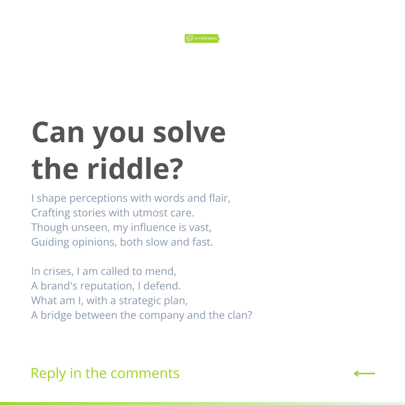 🌟 Riddle Challenge! 

Can you solve this riddle? 🔍

I shape perceptions with words and flair,  
Crafting stories with utmost care.  
Though unseen, my influence is vast,  
Guiding opinions, both slow and fast.