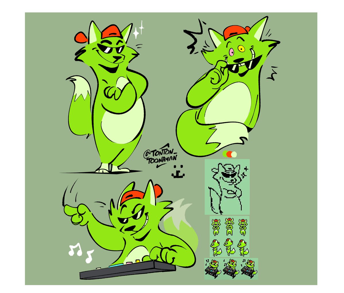 tonton_toonayan's tweet image. Toby radiation fox #undertale10thanniversary #undertale