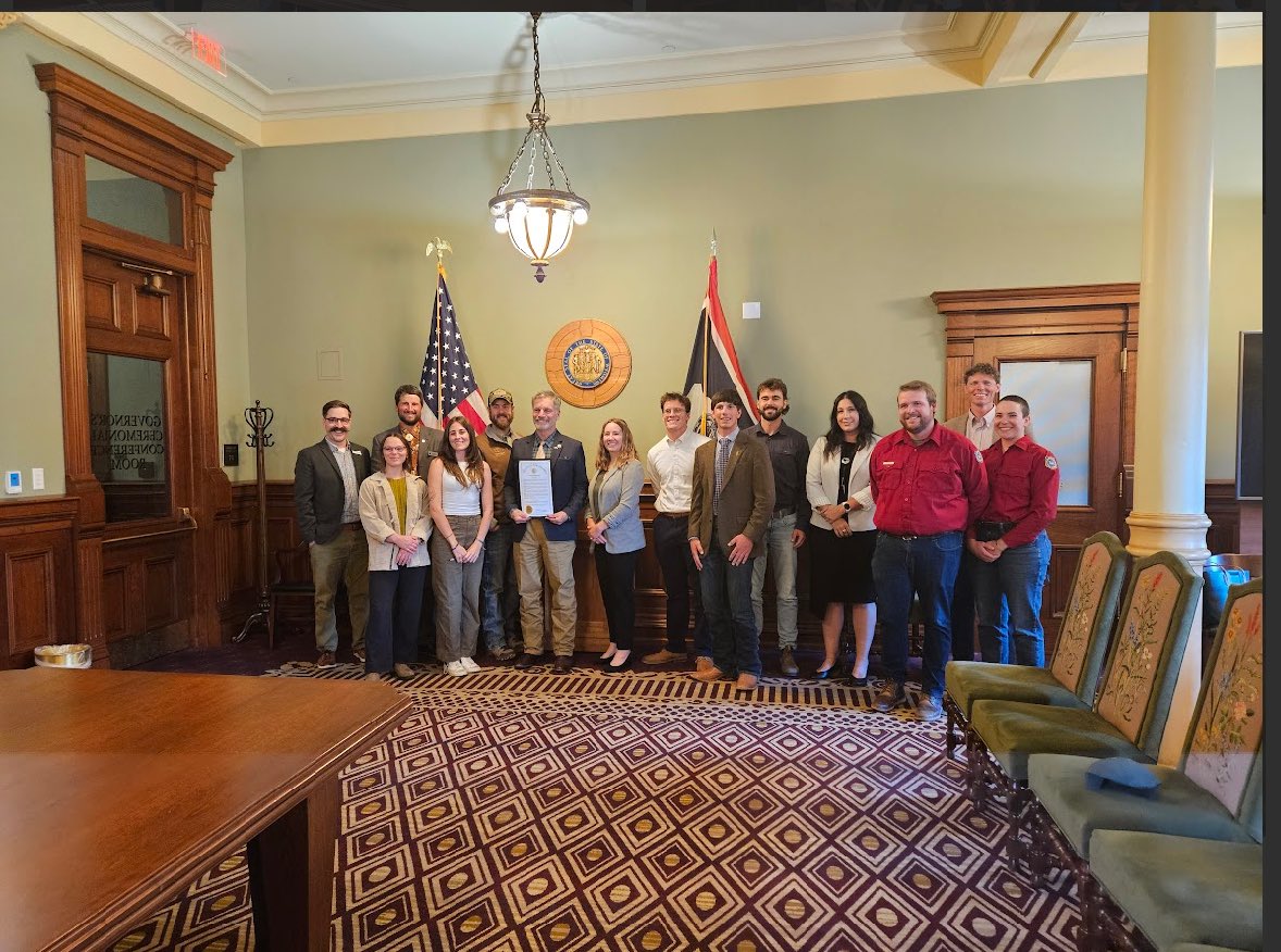 Thanks Governor Gordon, <a href="/TheTRCP/">The TRCP</a>, <a href="/HunterandAngler/">Congressional Sportsmen's Foundation</a>, and WYGF for inviting us to the National Hunting and Fishing Day Proclamation Signing event. The Haub School is in lock step with this important mission linking hunters, anglers, and conservation in Wyoming