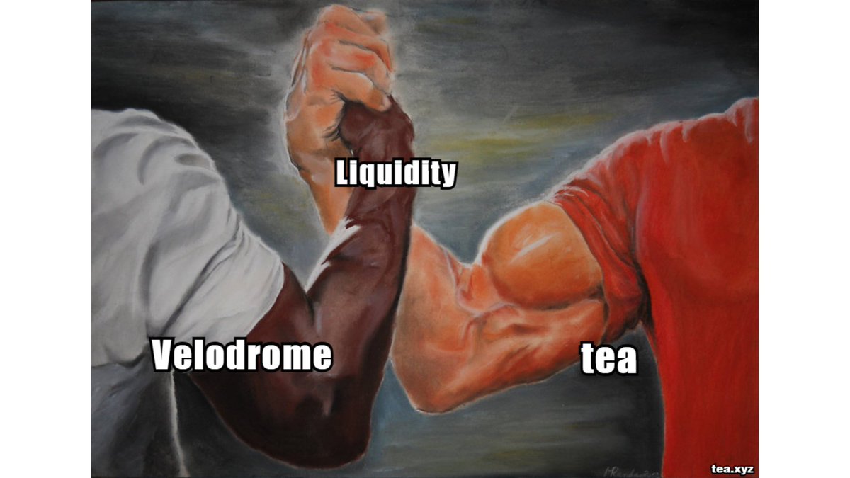 OSS powers everything. But without funding + liquidity, it breaks. 🌱

That’s why we’re teaming up with Velodrome, the leading DEX on Optimism + the Superchain.

Liquidity for the future of open source.
👉 site.tea.xyz/blog/velodrome…