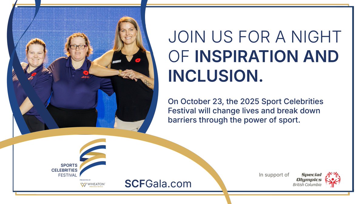 The 2025 Sports Celebrities Festival presented by <a href="/Wheaton_PM/">Wheaton Precious Metals</a> returns on Thu, Oct 23! 🙌 Make a difference by securing your seat, donating to the auction (opens online Oct 20) or donating directly to change lives through sport. 

Visit scfgala.com to learn more.